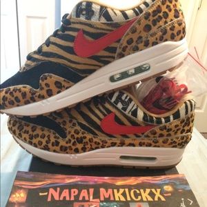 New Nike Air Max 1 Atmos Animal Pack DS SZ 11